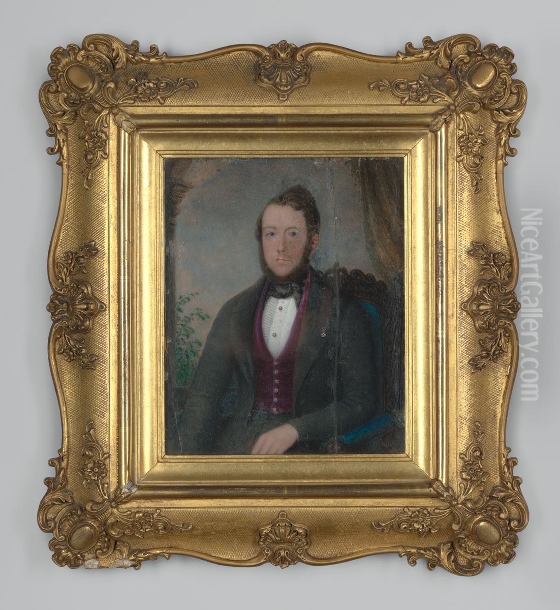 Portret van Julius Bernard graaf van Limburg Stirum Oil Painting by Jean Chretien Valois