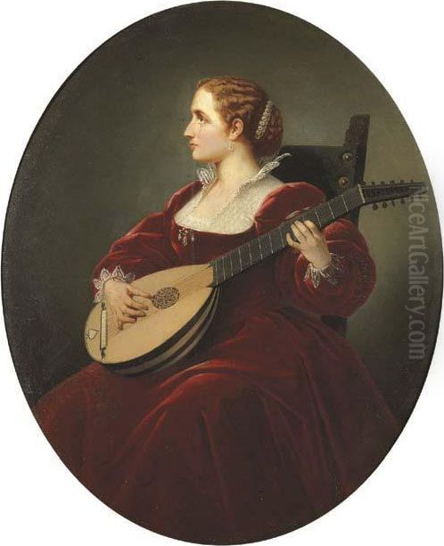 Dolci Accordi Oil Painting by Giuseppe Canella