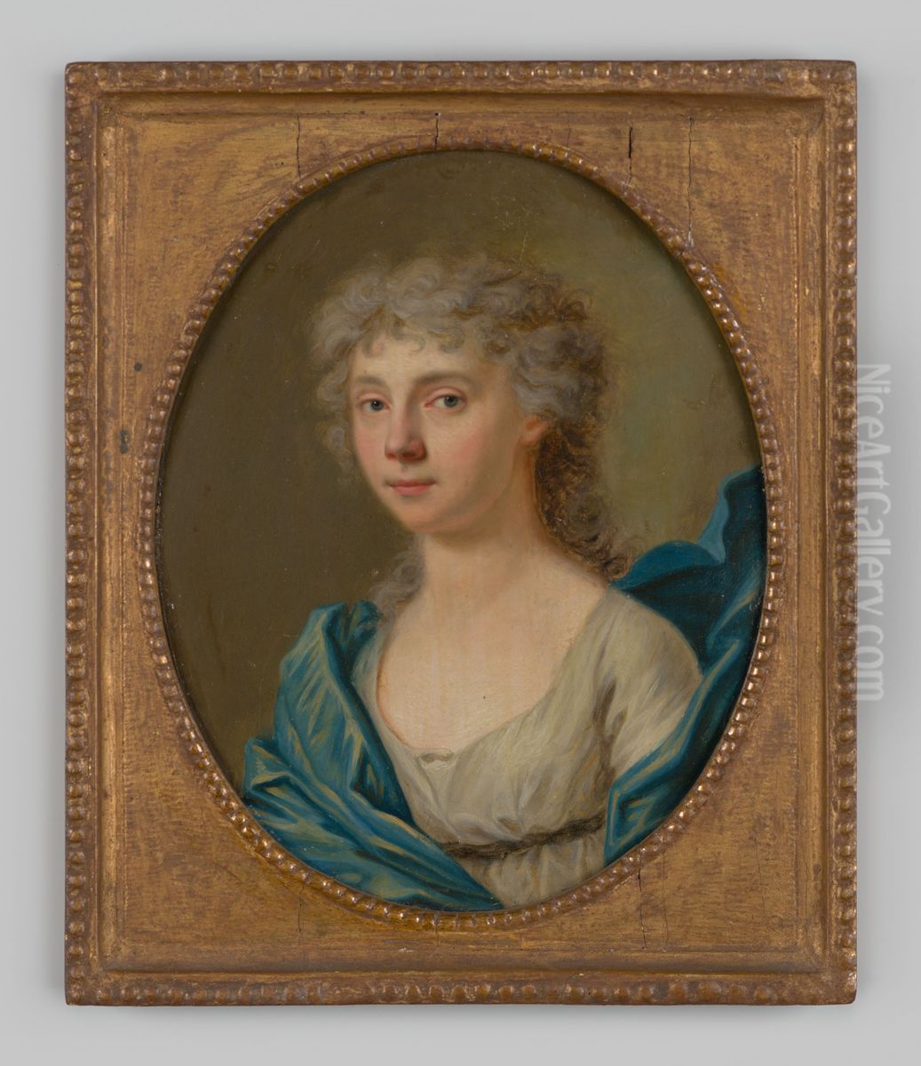 Portret van Zenobie Arnoldine Emilie van Spaen Oil Painting by John Parker