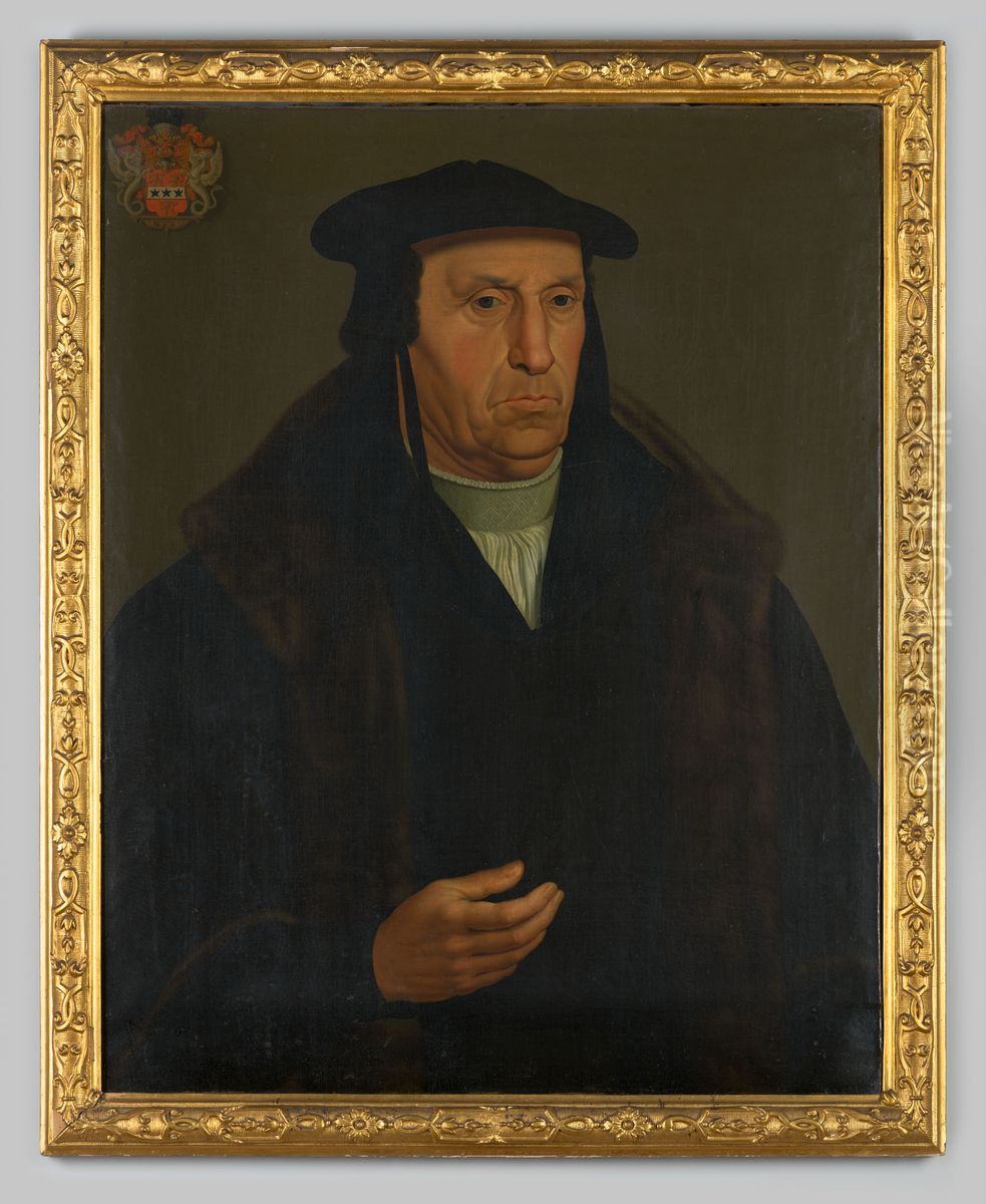 Portrait of Cornelis Aertsz. van der Dussen (1481-1556) Oil Painting by Jan Van Scorel