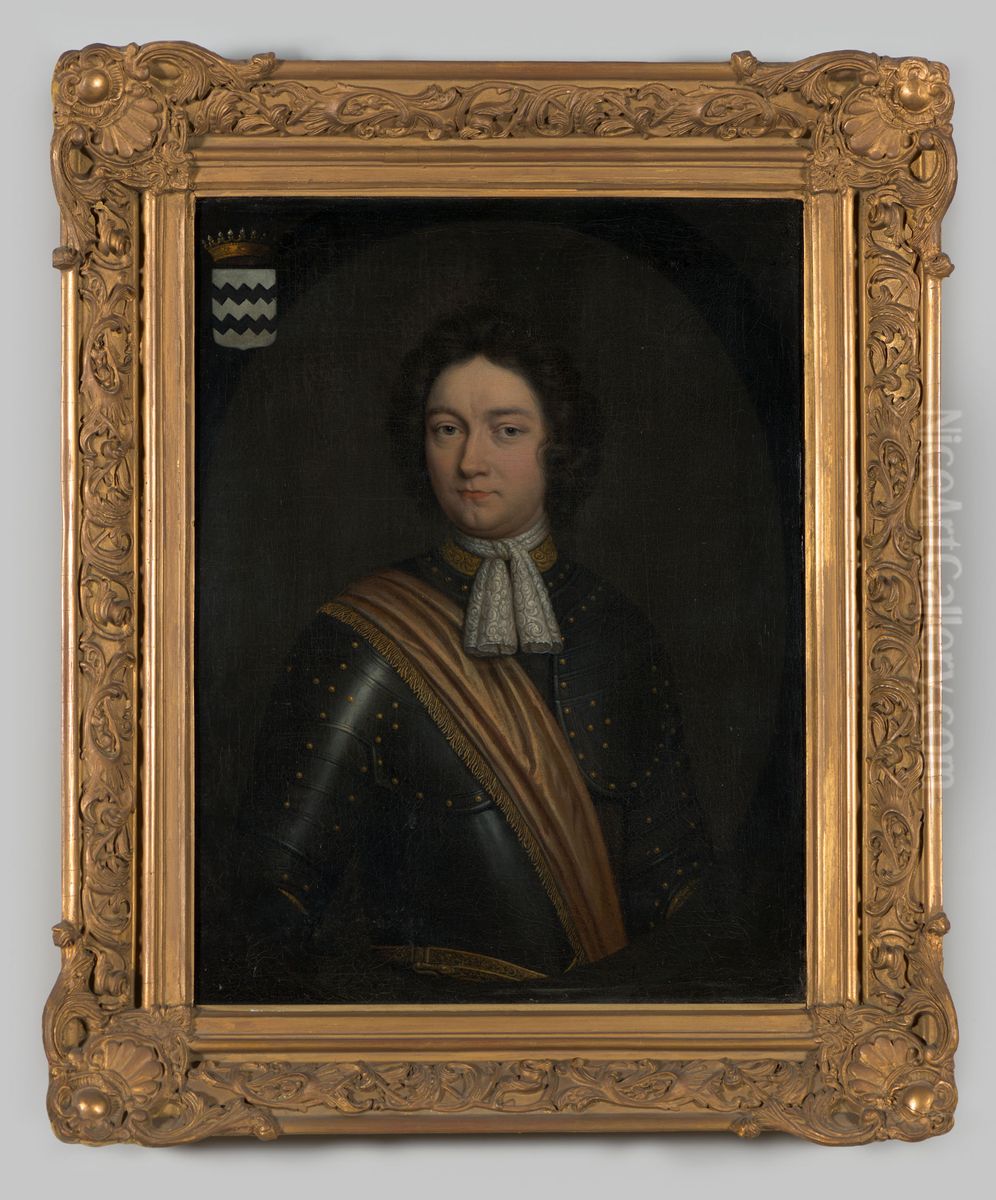 Portret van een man Oil Painting by Cornelius Janson van Ceulen the Younger