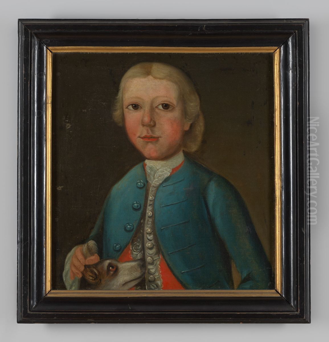 Portrait of Jacobus Nicolaas van Eck (1752-1833) Oil Painting by A. Bauer