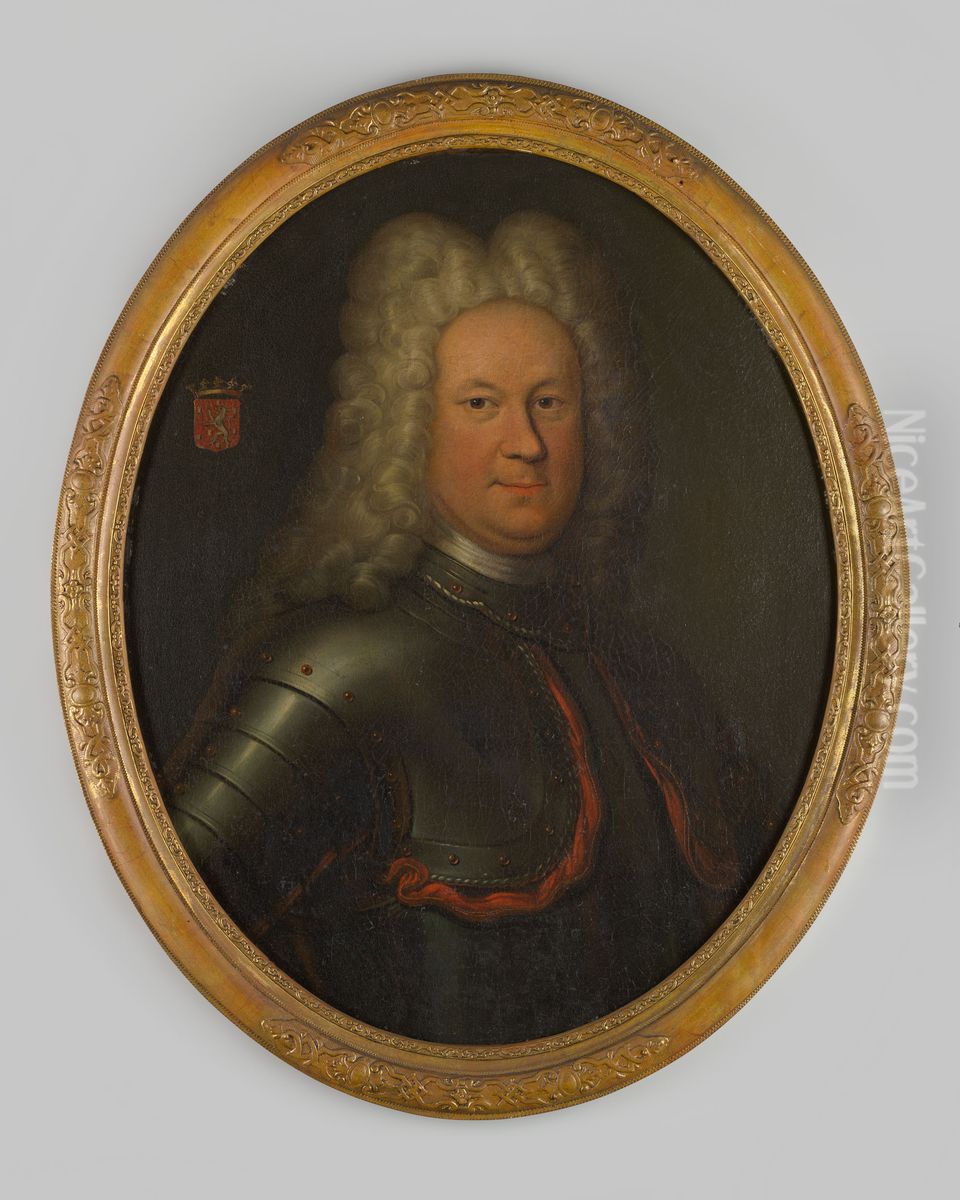 Portret van Derck Johan van Stepraedt Oil Painting by Gerhard Jan Palthe