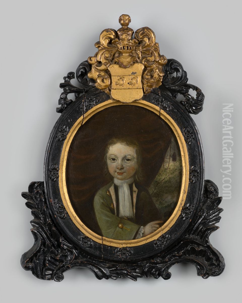 Kinderportret van Steven van Delen Oil Painting by Geldersch Landschap en Kasteelen