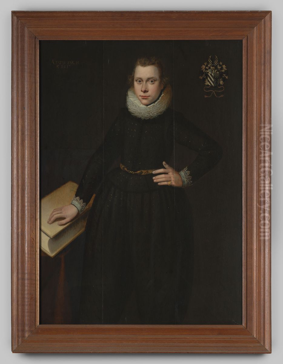 Portrait of Willem Kelffken (1601-....) Oil Painting by Geldersch Landschap en Kasteelen