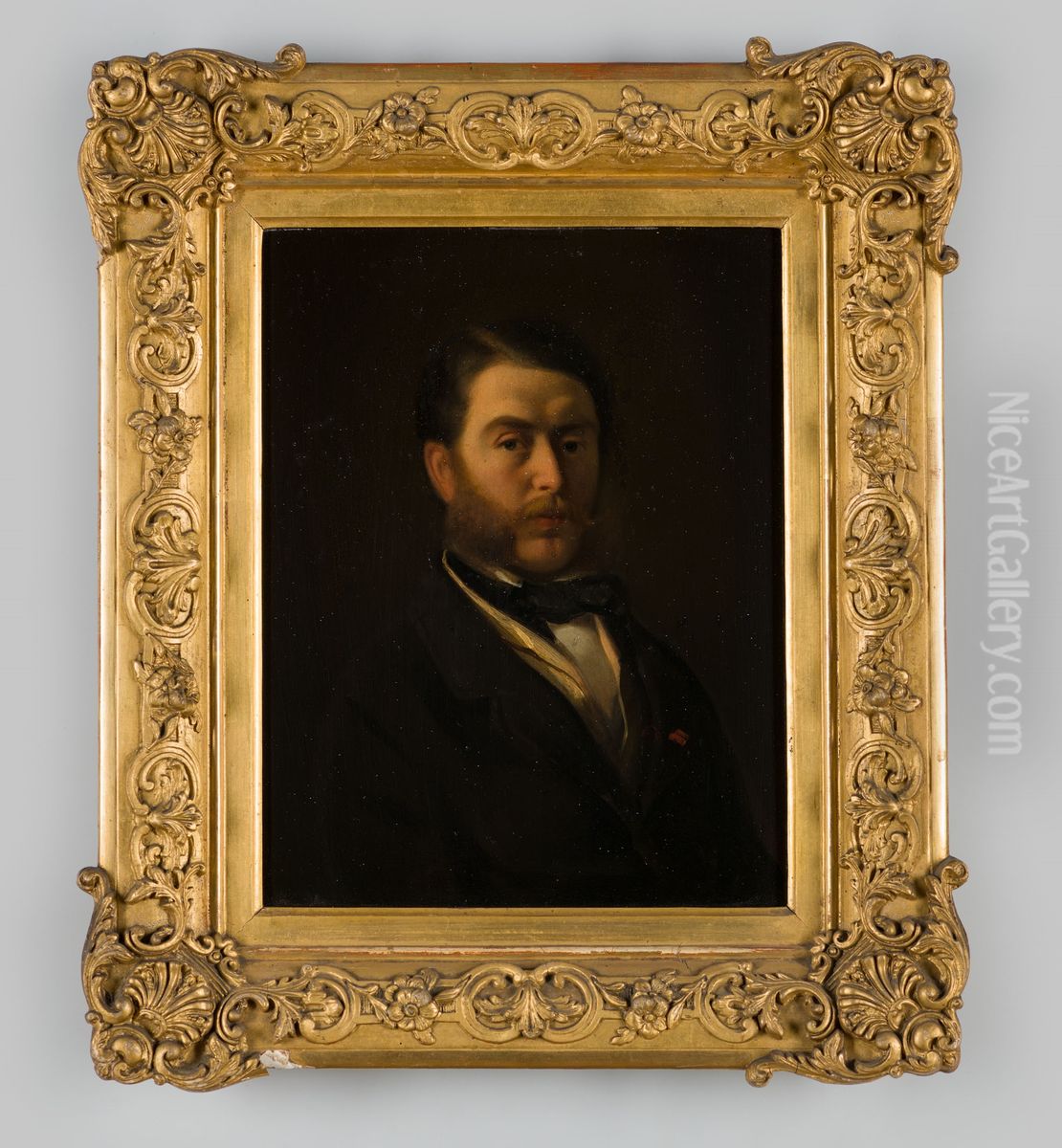 Portrait of Adolf Jacob Carel baron van Pallandt (1838-1920) Oil Painting by Geldersch Landschap en Kasteelen