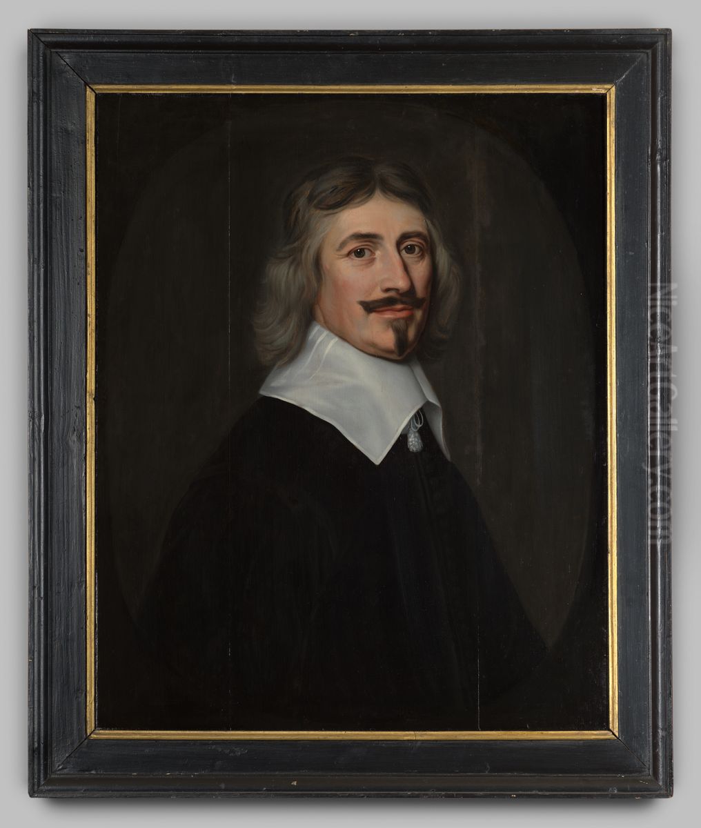 Portret van Gerard van Arnhem Oil Painting by Theodor van Loonen