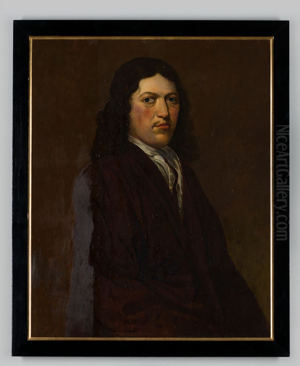 Portret van Derk de Vree Oil Painting by Geldersch Landschap en Kasteelen