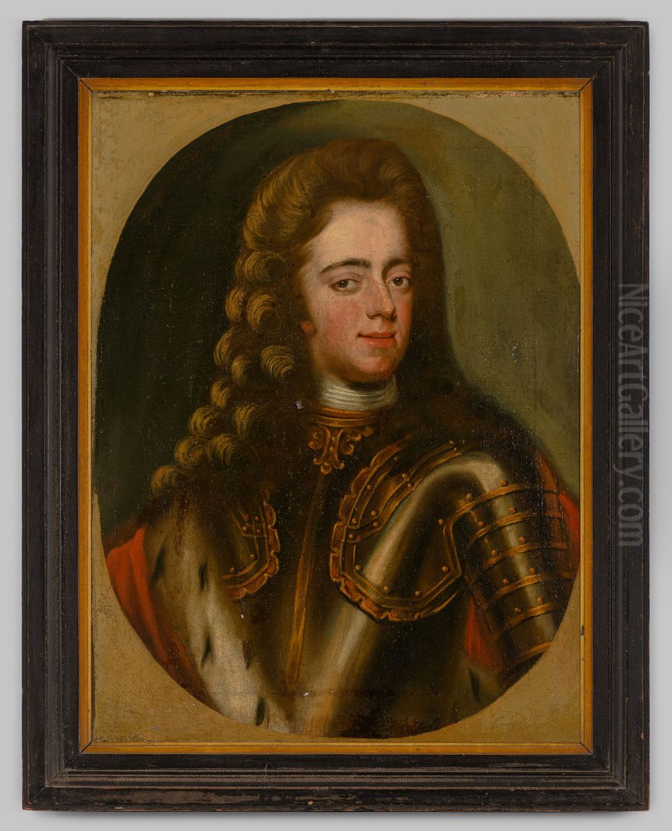 Portret van Johan Willem Friso van Oranje- Nassau Oil Painting by Geldersch Landschap en Kasteelen