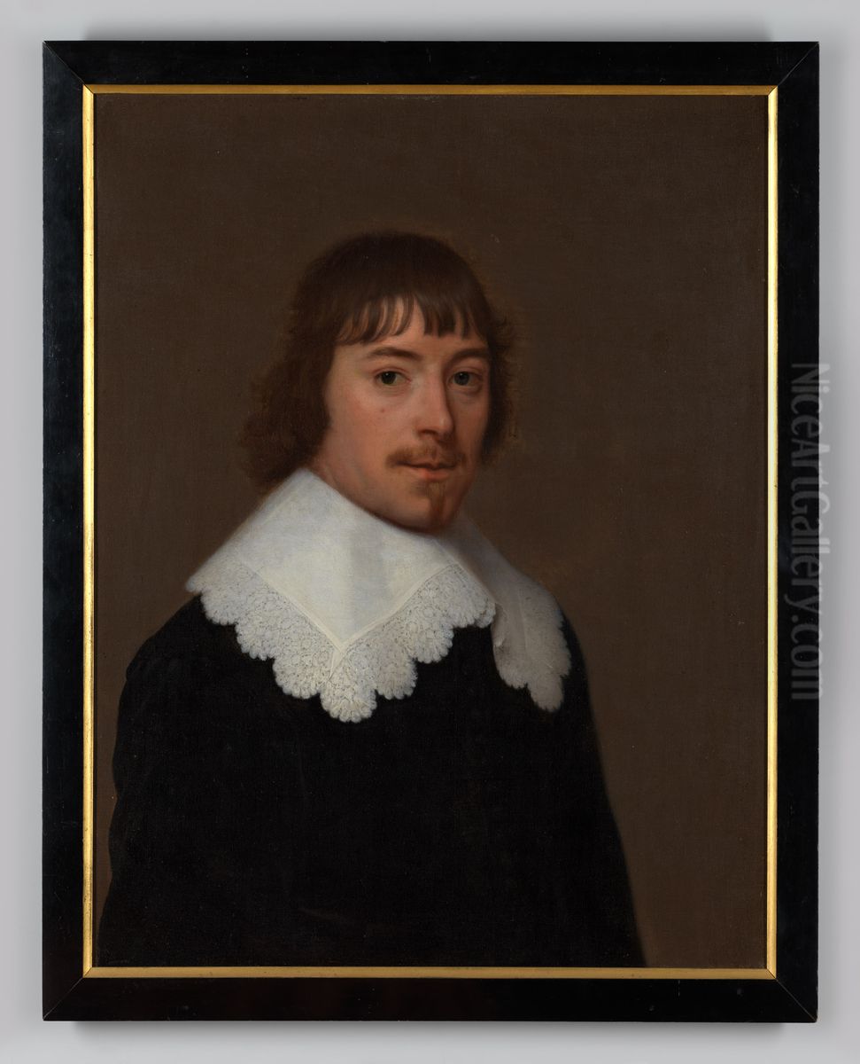 Portret van Willem Kelffken Oil Painting by Geldersch Landschap en Kasteelen