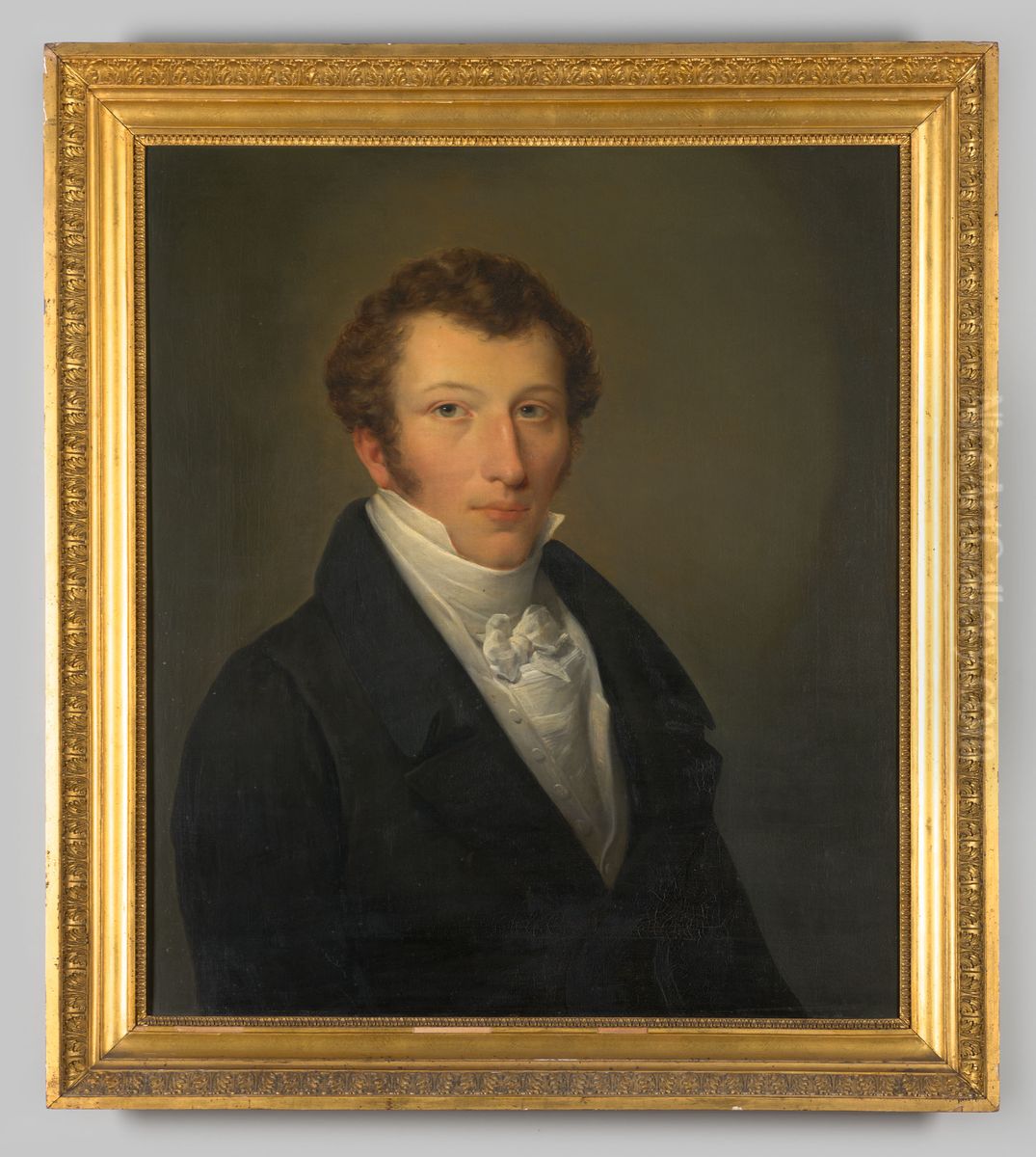 Portret van Alexander baron van Rhemen Oil Painting by Cornelis Kruseman