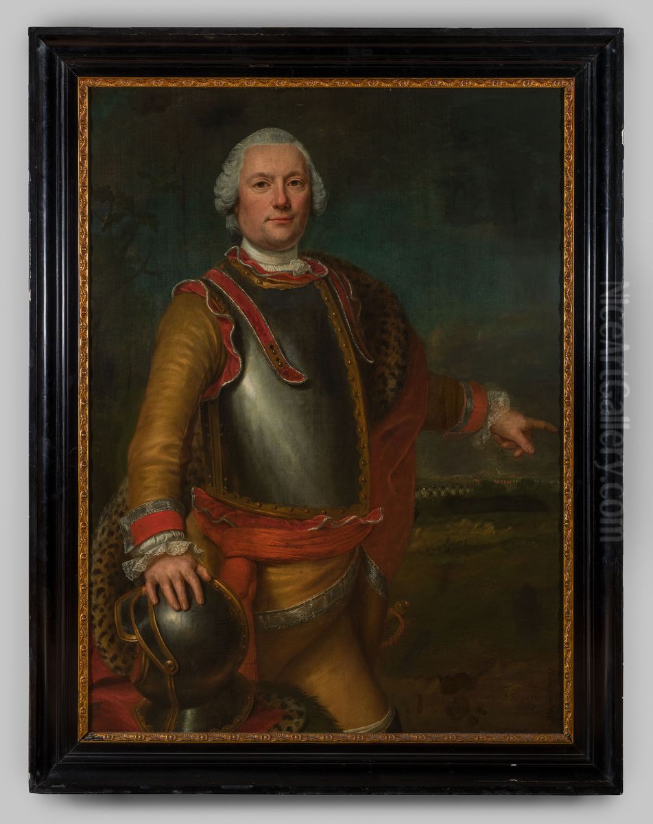 Portret van Alexander Sweder van Spaen Oil Painting by Jean Fournier