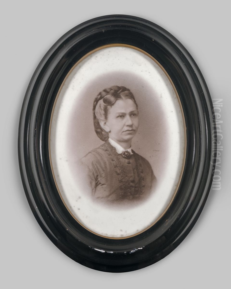 Portret van Henriette Louise de Kock van Leeuwen Oil Painting by Geldersch Landschap en Kasteelen