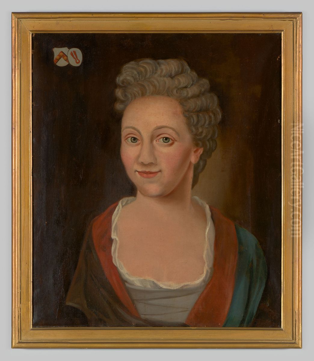 Portrait of Zwana Hack (1666-1756) Oil Painting by Geldersch Landschap en Kasteelen