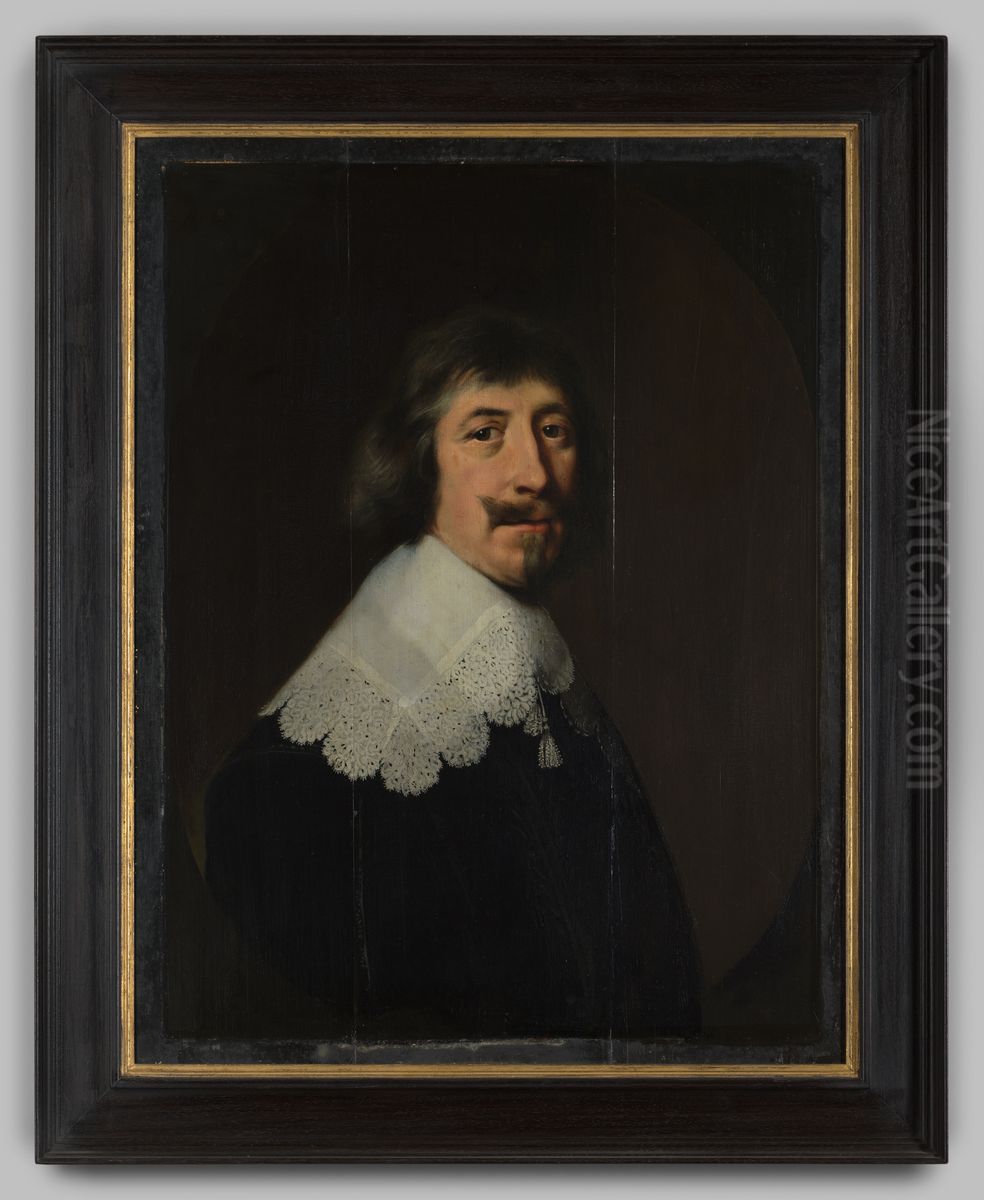Portrait of Robert van Arnhem (1596-1649) Oil Painting by Geldersch Landschap en Kasteelen