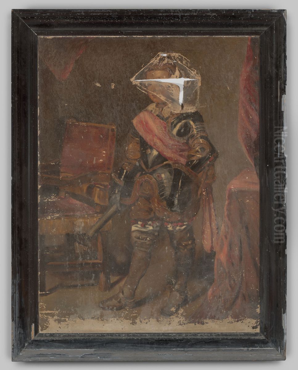 Portrait of Balthasar Carlos van Habsburg (1629-1646) Oil Painting by Geldersch Landschap en Kasteelen