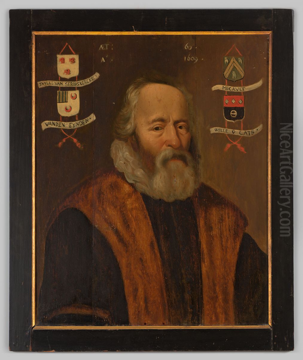 Portret van Jacob van Tuyll van Serooskerken Oil Painting by Geldersch Landschap en Kasteelen