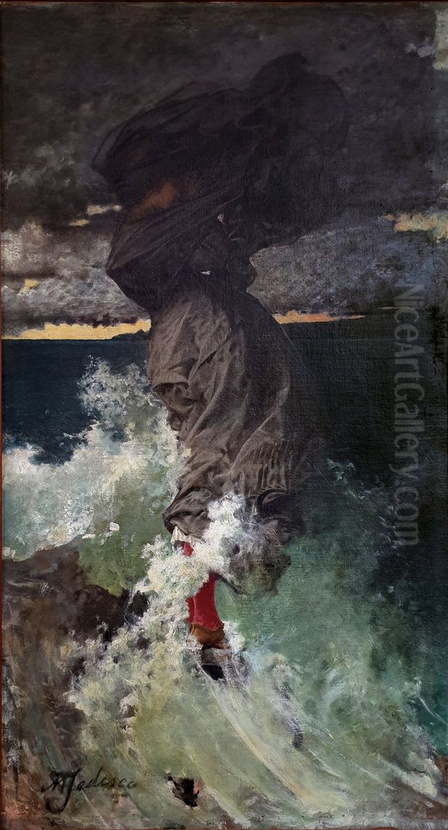The Tempest Oil Painting by Michele Tedesco