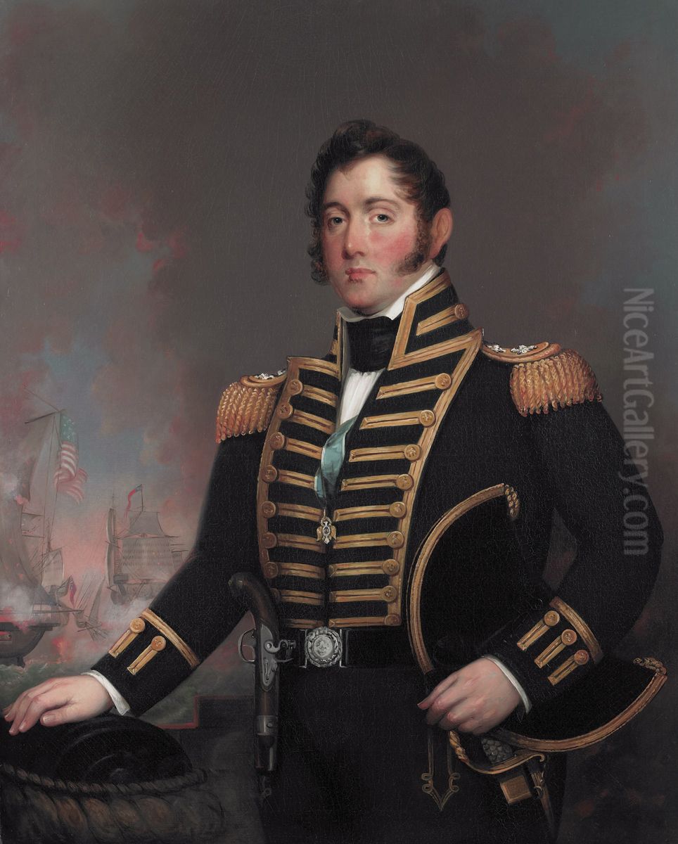 Oliver Hazard Perry Oil Painting by Jane Stuart