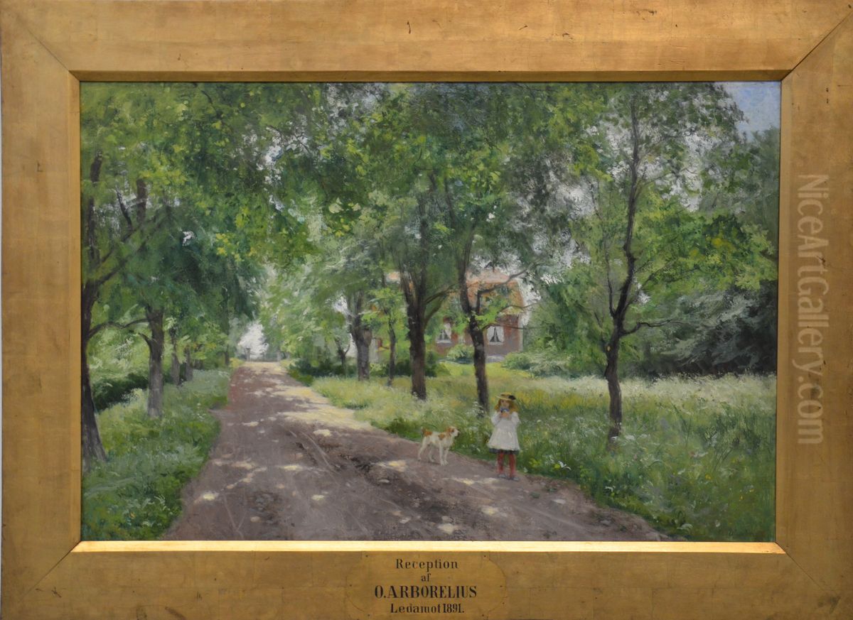 Alleen, Engelsberg Oil Painting by Olof Arborelius
