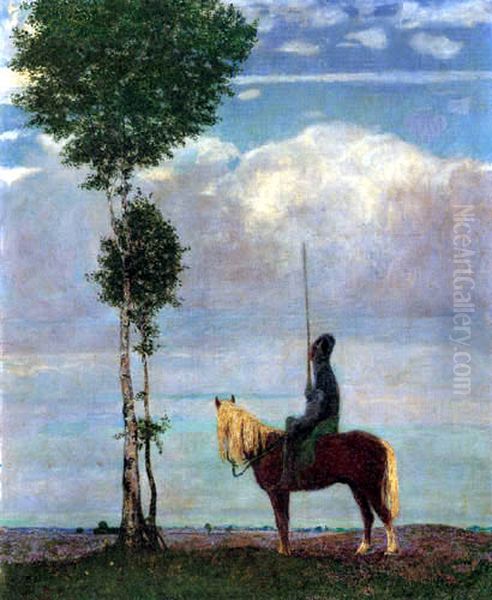 Am Heiderand Oil Painting by Heinrich Vogeler