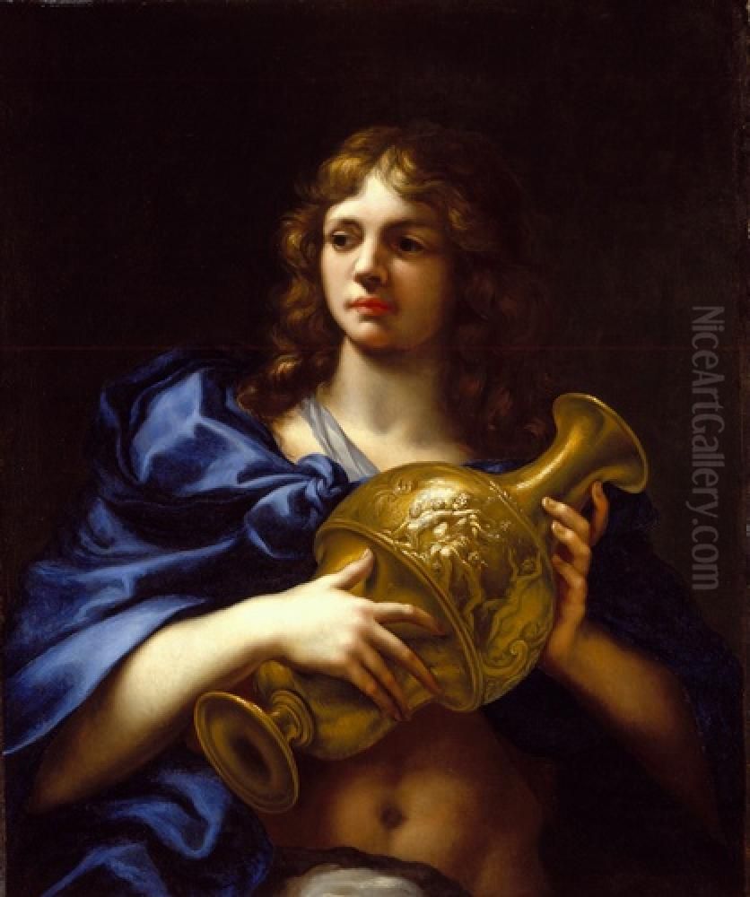 Hylas Oil Painting by Baldassare Franceschini