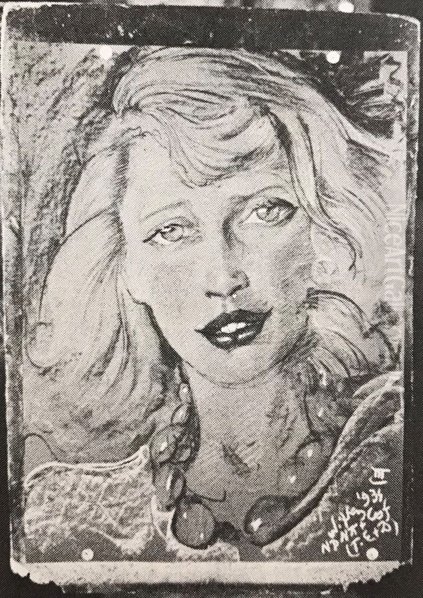 Portrait of a woman Oil Painting by Stanislaw Ignacy Witkiewicz (Witkacy)