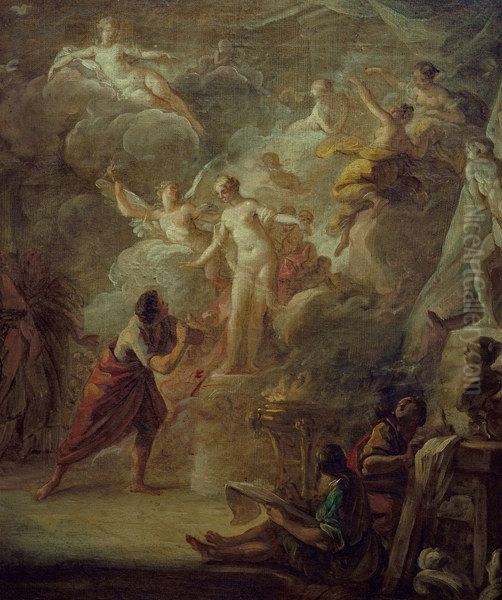 Pygmalion Oil Painting by Jean-Honore Fragonard