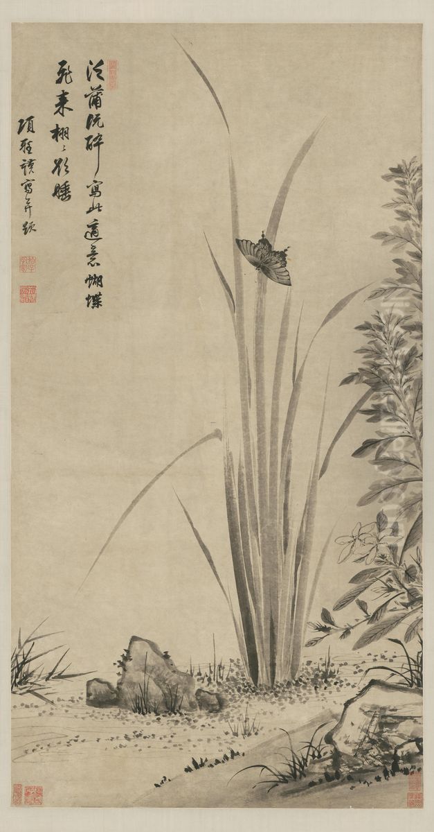 <<xiang sheng mo pu die tu zhou>> Oil Painting by Xiang Shengmo