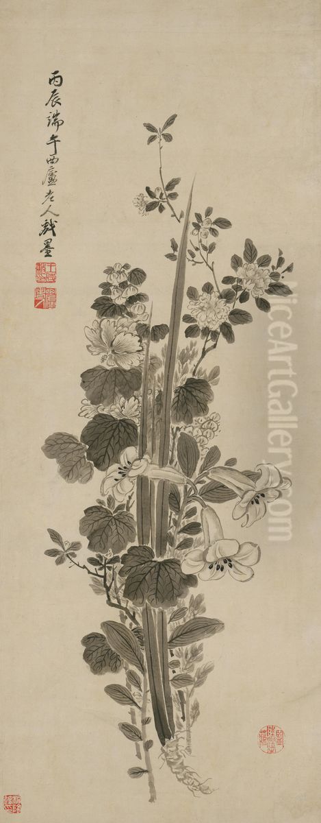 <<wang shi min duan wu tu zhou>> Oil Painting by Wang Shimin