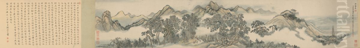 <<wang hui ji gao tu juan>> Oil Painting by Wang Hui