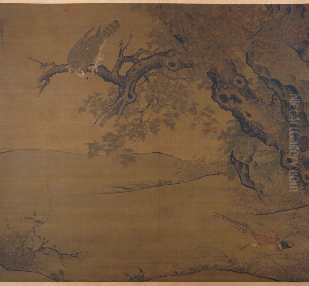 <<li di feng ying zhi ji tu zhou>> Oil Painting by Li Di