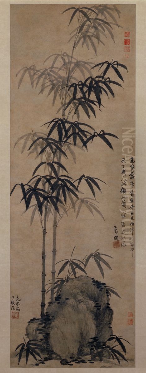 <<gao ke gong mo zhu po shi tu zhou>> Oil Painting by Gao Kegong