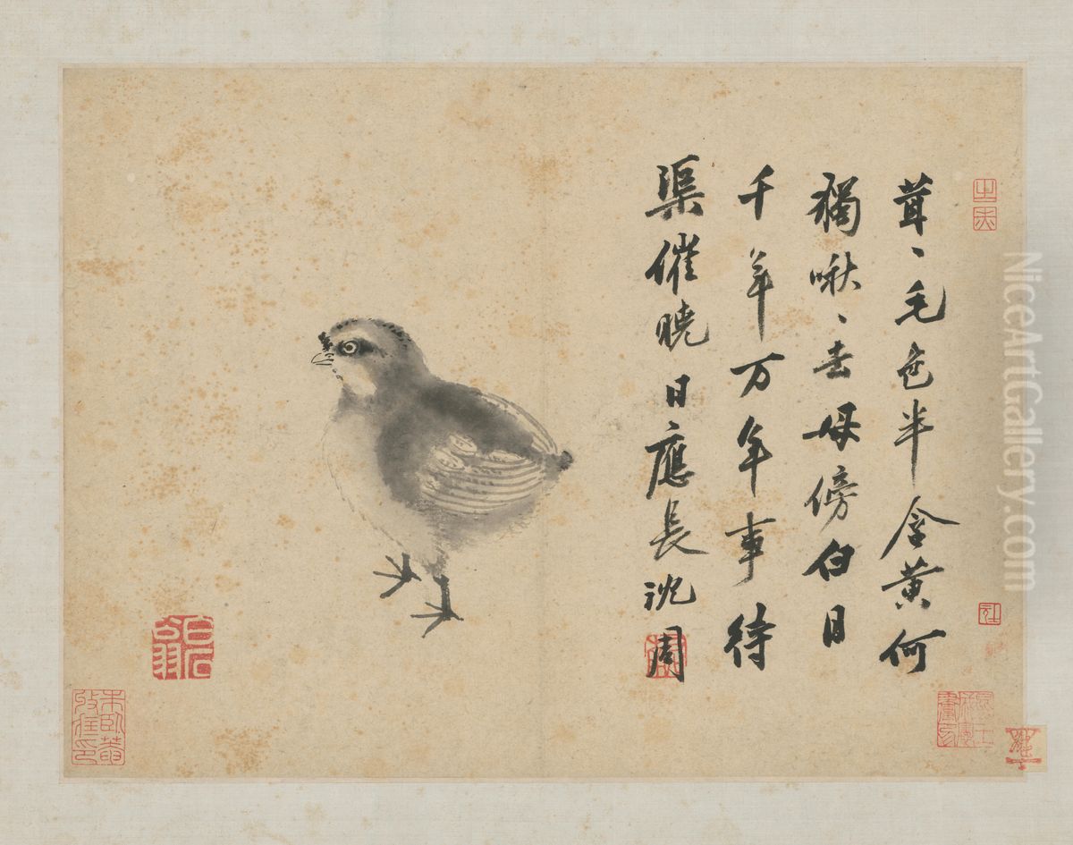 <<chen zhou wo you tu ce-chu ji>> Oil Painting by Shen Zhou