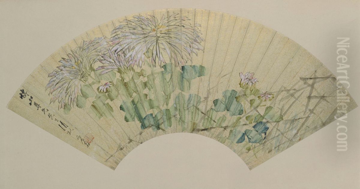 <<xu gu ju hua tu shan ye>> Oil Painting by Xu Gu