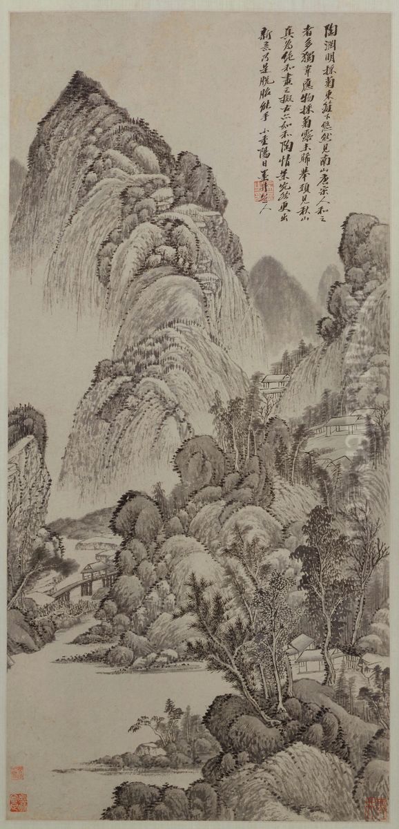 <<wu li ni gu tuo gu tu zhou>> Oil Painting by Wu Li