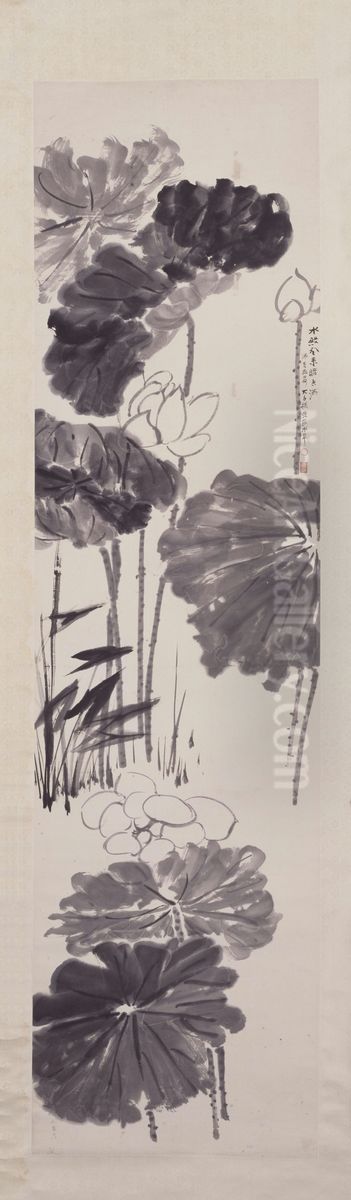 <<chen shi ceng mo he tu zhou>> Oil Painting by Chen Shizeng