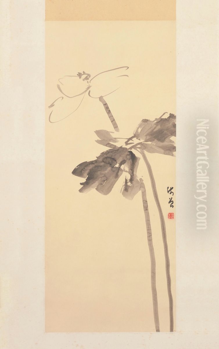 <<chen shi ceng mo he tu zhou>> Oil Painting by Chen Shizeng