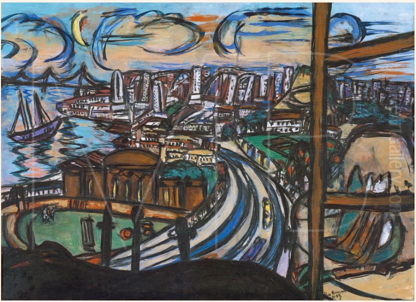 San Francisco Oil Painting by Max Beckmann
