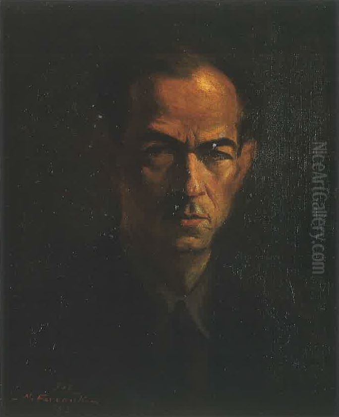 dhatyat. Oil Painting by Moustafa Farroukh