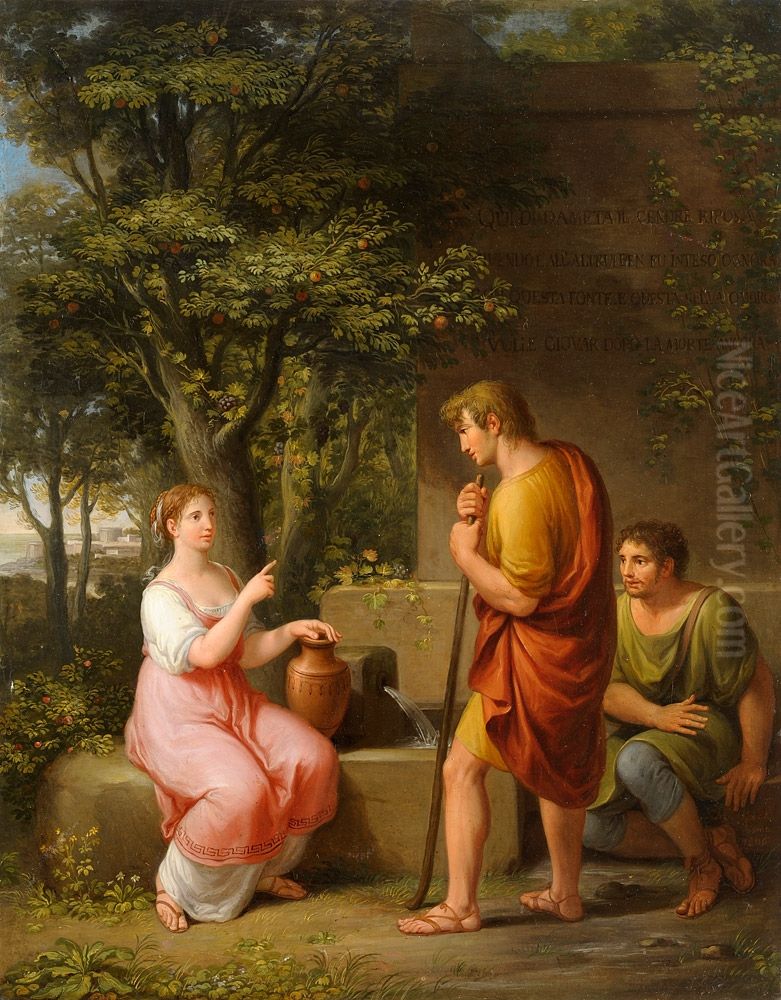 Mythological scene Oil Painting by Michael Kock