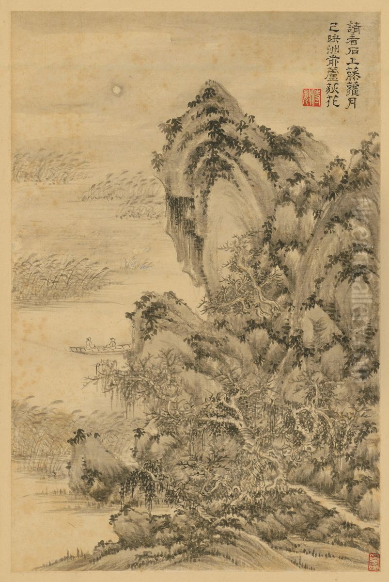 <<wang shi min hua du fu shi yi ce>> Oil Painting by Wang Shimin