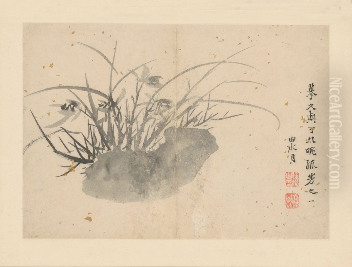 <<xu wei ren wu hua hui ce>> Oil Painting by Xu Wei