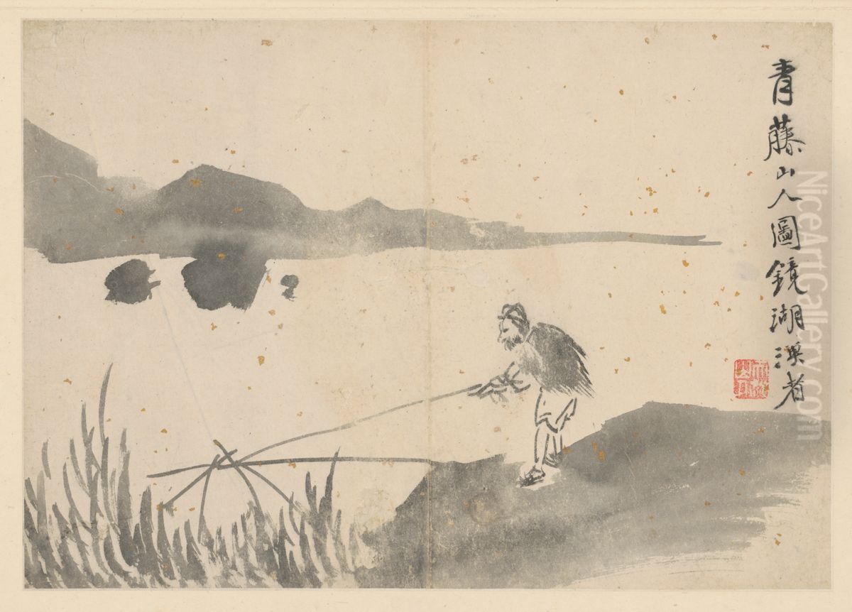 <<xu wei ren wu hua hui ce>> Oil Painting by Xu Wei