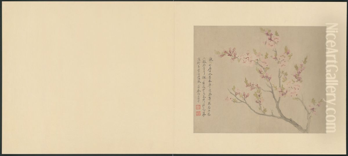 <<yun shou ping hua hui ce>> Oil Painting by Yun Shouping