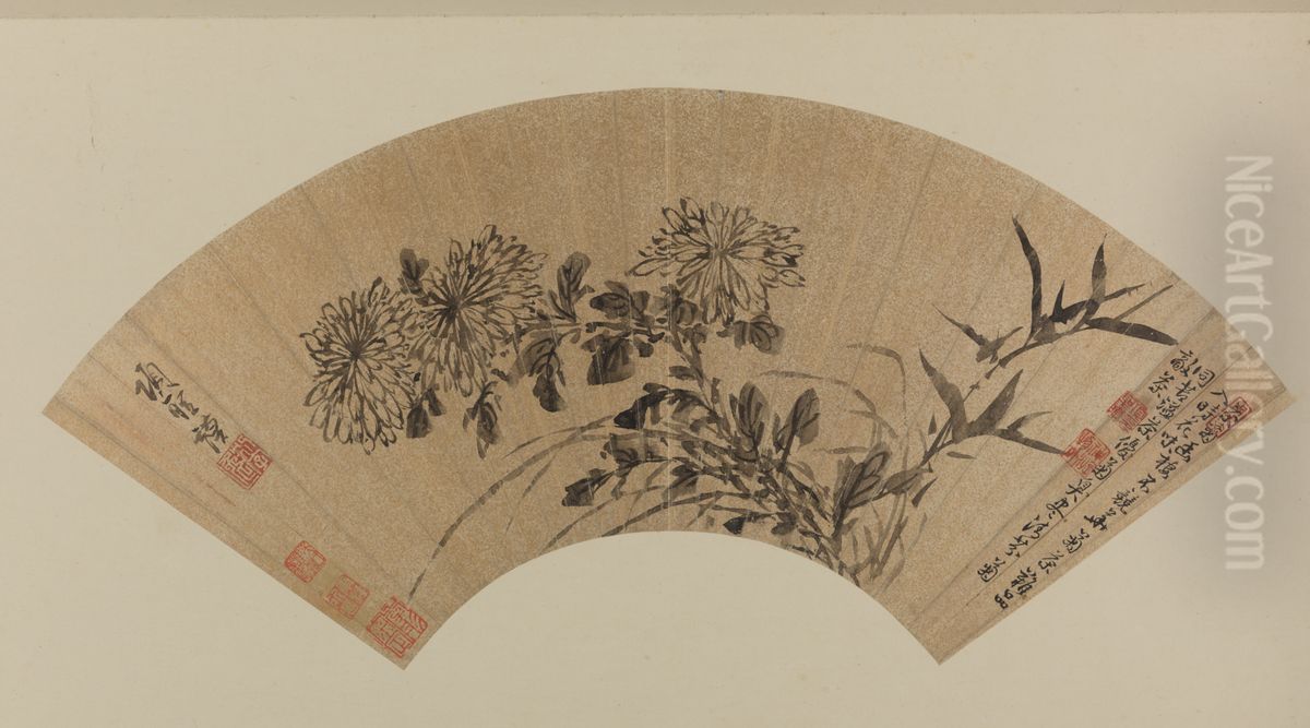 <<xiang sheng mo zhu ju shan>> Oil Painting by Xiang Shengmo