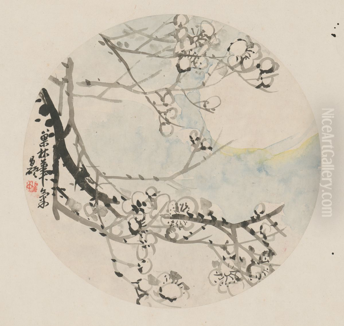 <<wu jun qing hua hui ce>> Oil Painting by Wu Chang-shuo