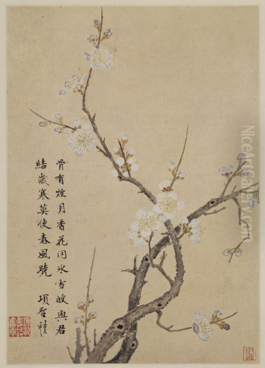 <<xiang sheng mo shan shui hua hui ce>> Oil Painting by Xiang Shengmo