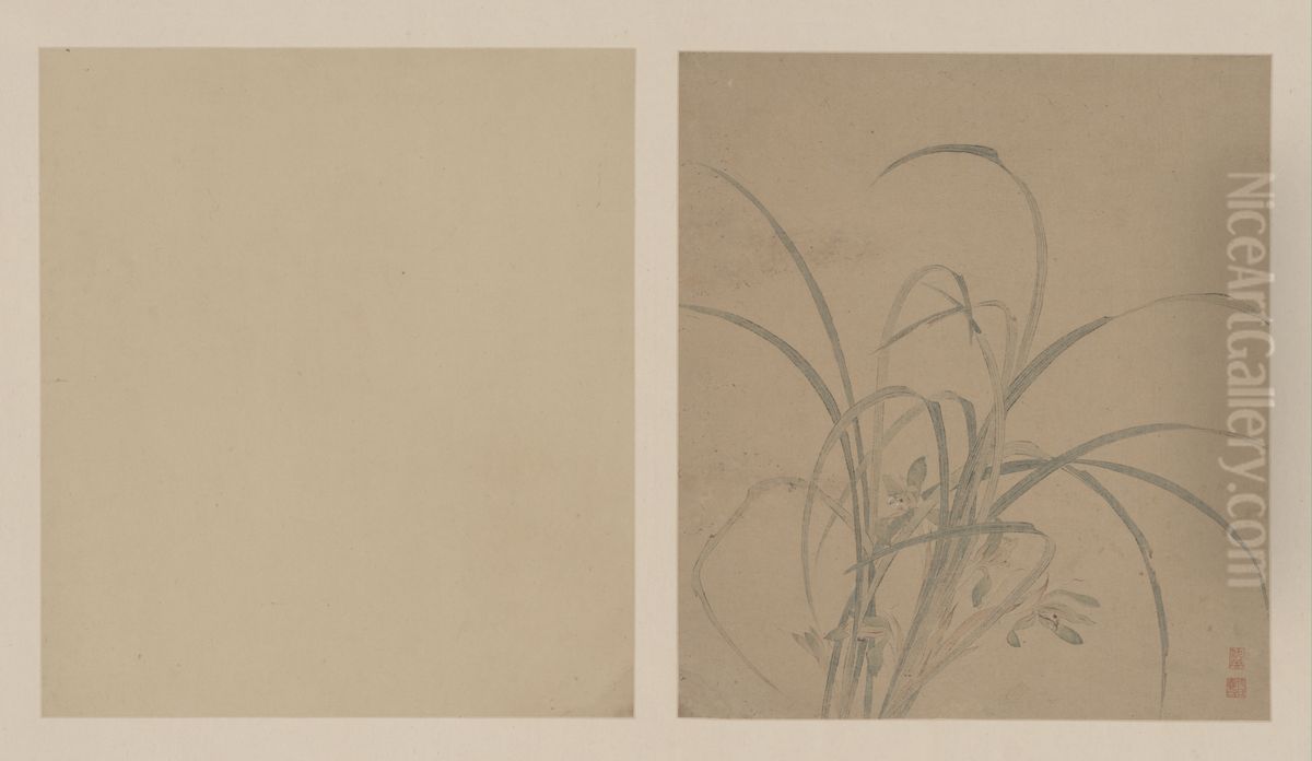 <<chou ying hua lan tu ye>> Oil Painting by Qiu Ying