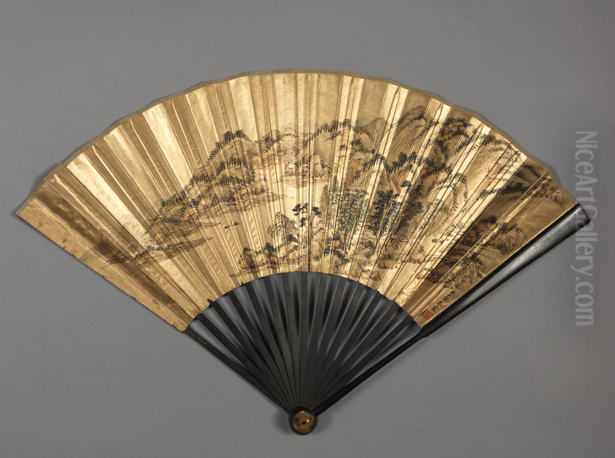 <<wang hui shan shui cheng shan>> Oil Painting by Wang Hui